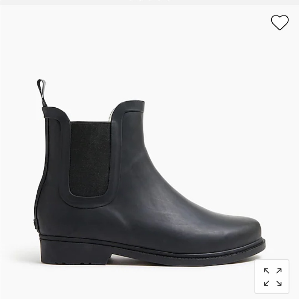 NEW J. Crew Chelsea Boots, Black size 10, water resistant - Picture 2 of 7